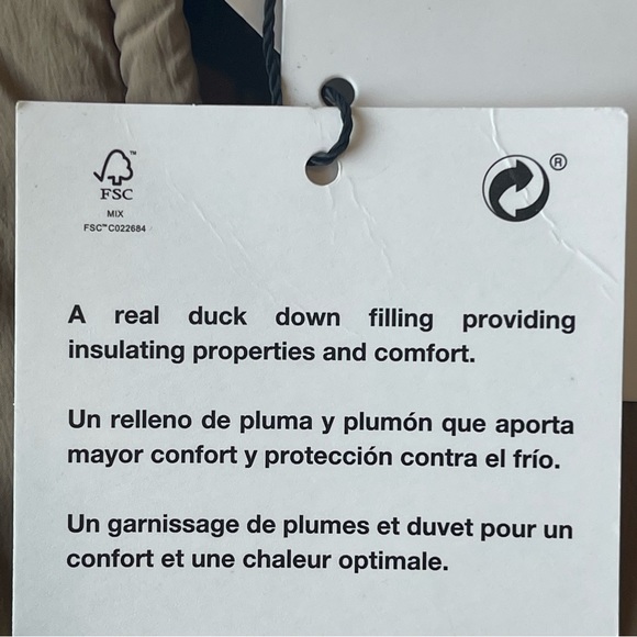 🆕 NWT Zara - Puffer Jacket Selected Thermal Edition Down - XS in Taupe - Picture 13 of 13